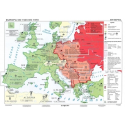 Europa 1945-1999 plansza ścienna